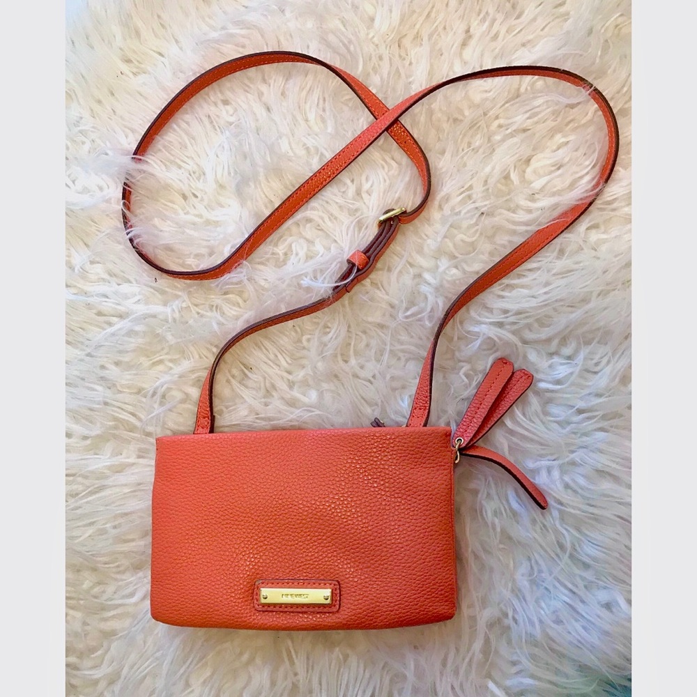 Orange Nine West crossbody purse